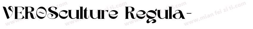 VEROSculture Regula字体转换